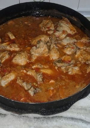 Una foto de Pollo al disco