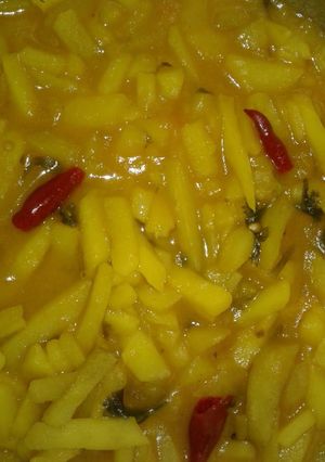 A picture of Potatoes curry.