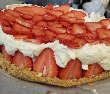 Popular Recipe Fresh strawberry cheesecake Delicious Steady