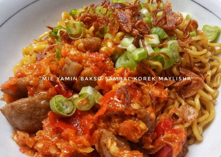 Resep Mie Yamin Bakso Sambal Korek Anti Gagal