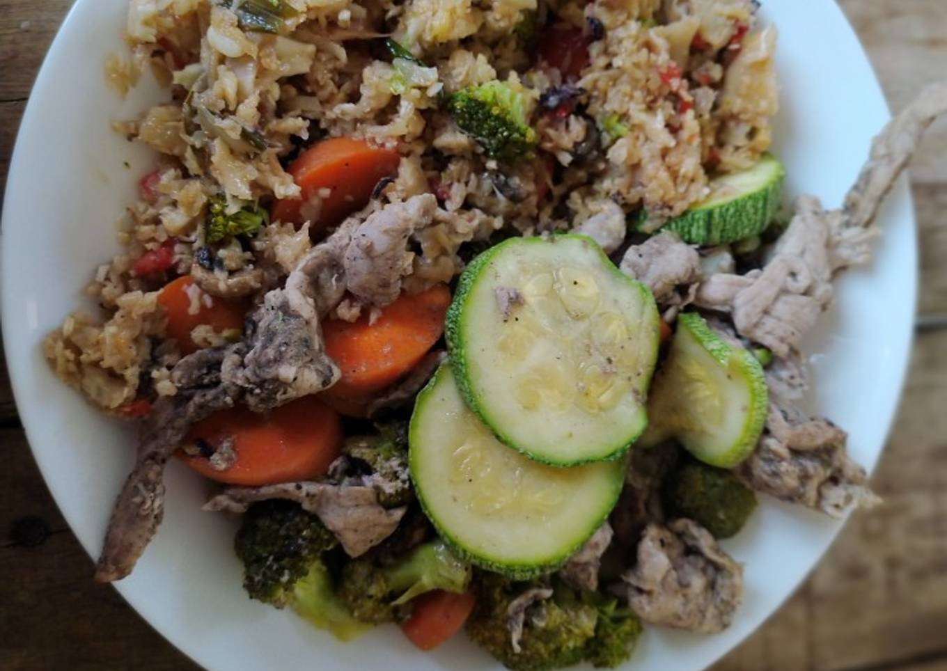 Fajitas con verduras