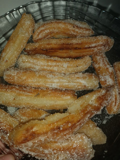 Una foto de Churros ricos fácil