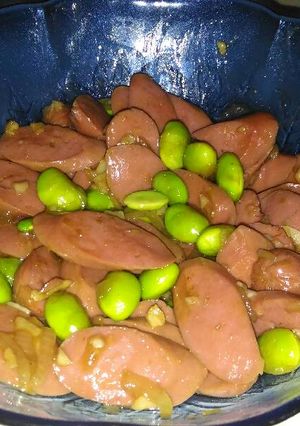 Foto resep Sosis Edamame Saus Tiram