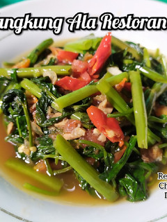 Foto resep Cah Kangkung Ala Restoran