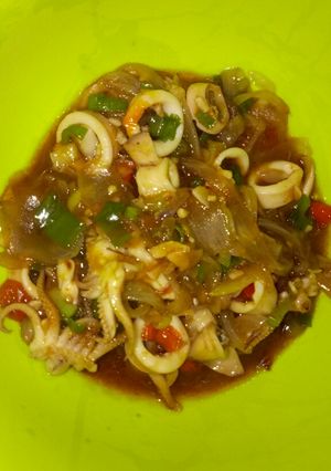 Foto resep Cumi-cumi Saos Tiram