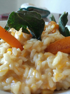 Una foto de Risotto de Calabaza
