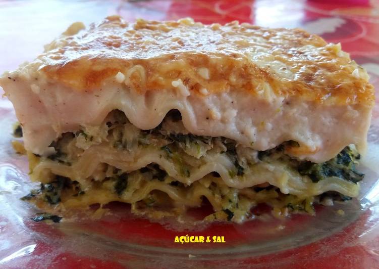 # Lasanha de Bacalhau e Espinafres - Gozhowgos