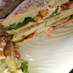 A picture of Toasted sandwich(By Xubeedat Cuisine).