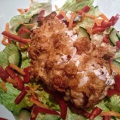 A picture of Healthy Baked cornflake chicken.