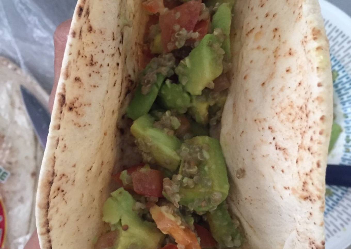 Cena ligera con aguacate