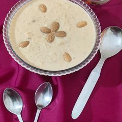 A picture of Caramalized kheer.