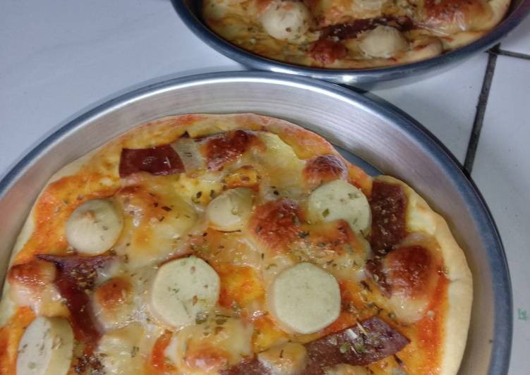 Resep Pizza mini simpel Anti Gagal