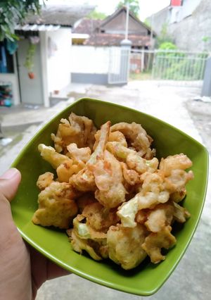Foto resep Jamur & Bunga Kol Goreng Crispy