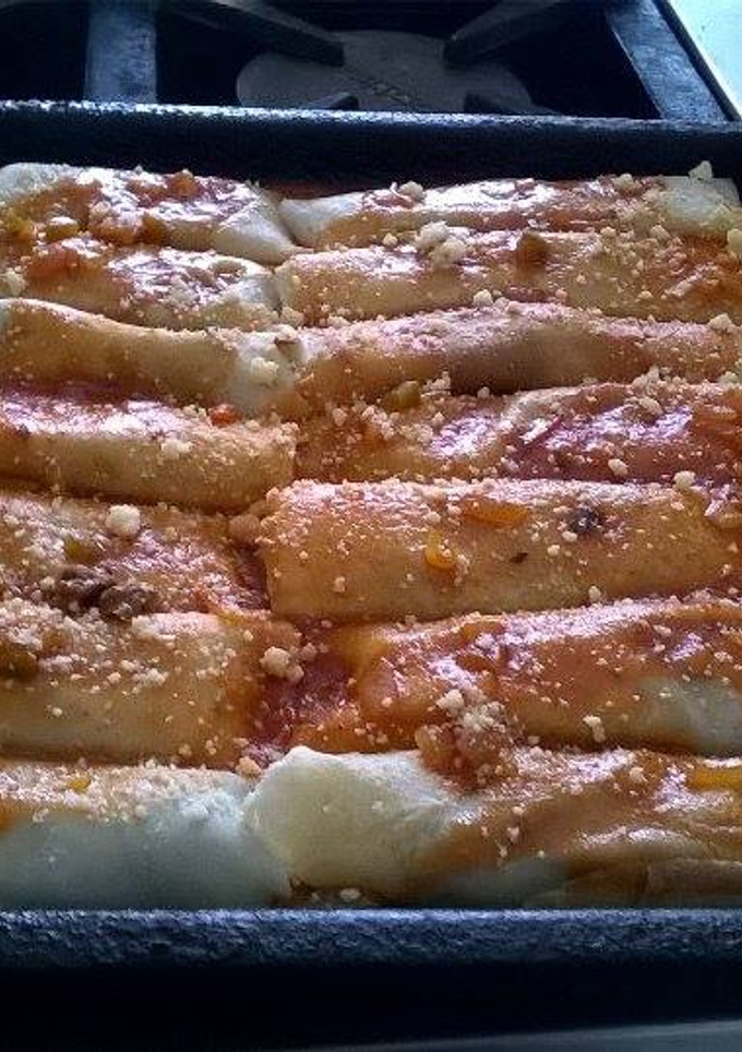 Una foto de Canelones de verdura