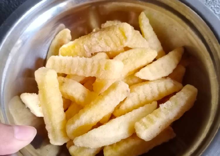 Resep: Fried fries (kentang goreng) yang Renyah
