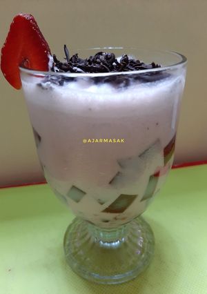 Foto resep Strawberry milk shake