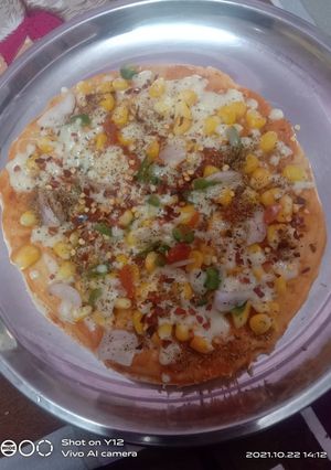 चीज़ पिज़्ज़ा (cheese pizza recipe in Hindi) रेसिपी मुख्य फोटो