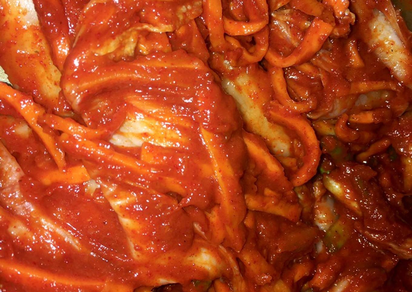 배추김치 (bechu kimchi)