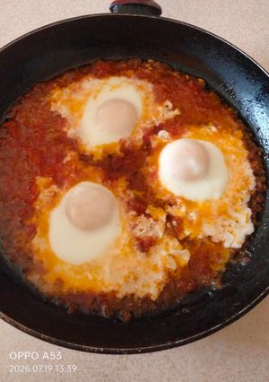 صورة لوصفة قلاية طماطم