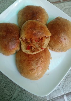 A picture of Chicken bread.