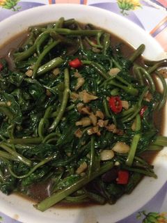 Foto resep Cah kangkung simple