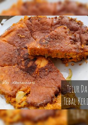 Foto resep Telur Dadar Tebal Keriting