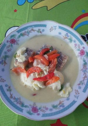 Foto resep Garih haruan (ikan gabus kering) dan intalu batanak