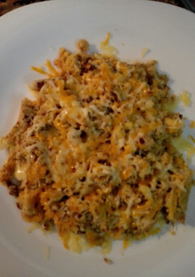 Una foto de Revuelto de coliflor con hierbabuena y queso rallado