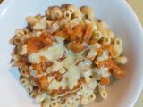 Fideos con salsa vegan