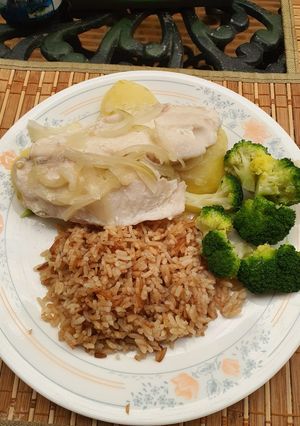 Una foto de Filete de mojarra en leche