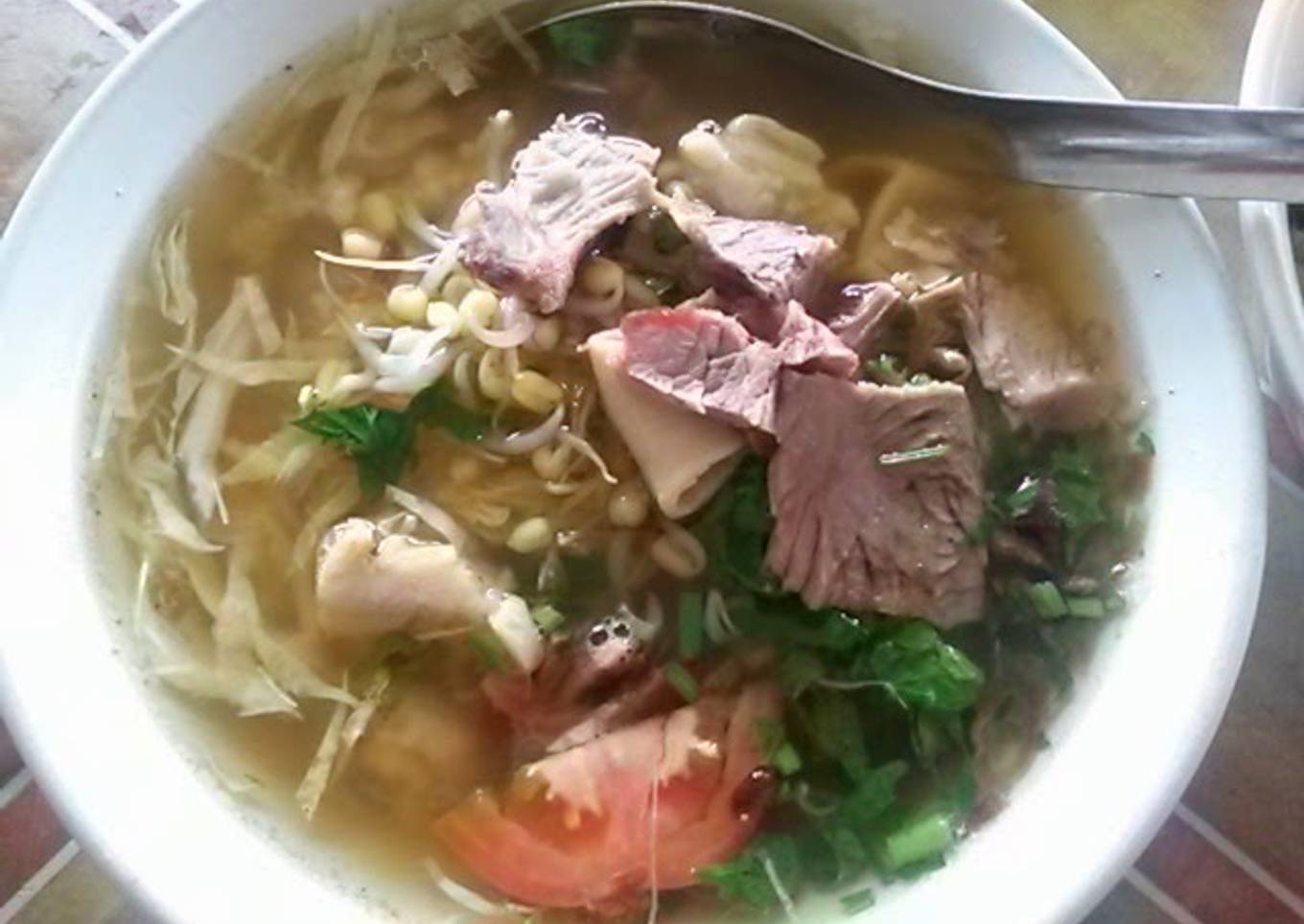 Soto daging bening no santan
