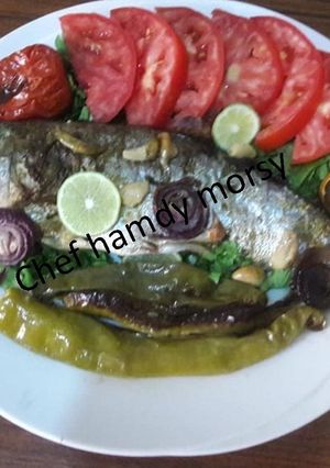 صورة لوصفة 🐳 سمك ساموس او سمك العجل او سمك قشر بياض 🐳