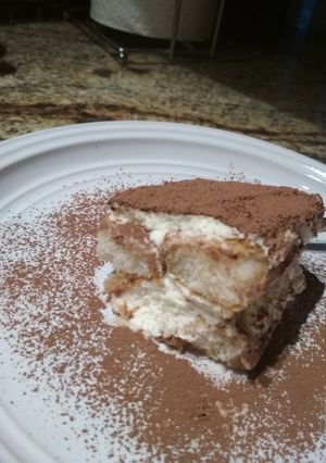 Foto resep Classic Tiramisu no egg no alkohol & tips substitute mascarpone