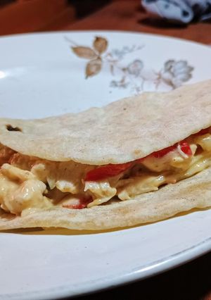 Una foto de Relleno para las rapiditas con pollo 😋