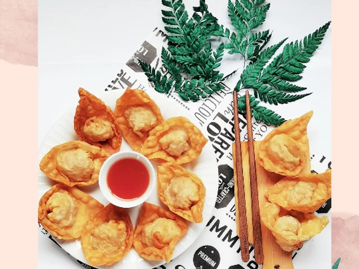 Cara Gampang Membikin Resep  Pangsit Goreng yang Lezat, Sempurna