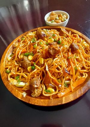 A picture of Veg Soya Chowmin.
