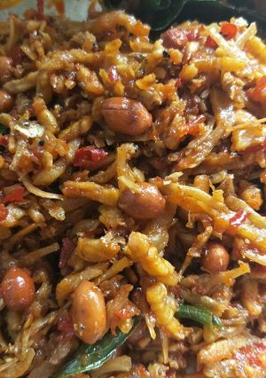 Foto resep Kering teri medan plus tempe plus kacang