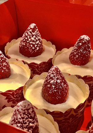 รูปของ Strawberry Hokkaido Cheesecake 🍓🧀(ชีสเค้ก)