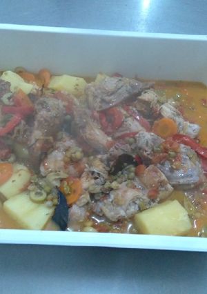 Una foto de Conejo a la portuguesa versión Pari