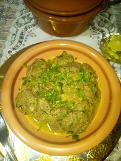 صورة لوصفة الكفتة المشوية بالصلصة البيضاء