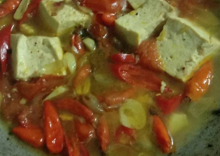 Langkah Mudah untuk Menyiapkan Asem asem tahu yang Enak