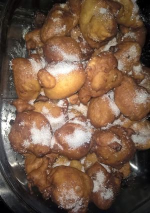 Una foto de Buñuelos de banana 🍌