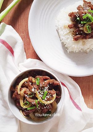 Foto resep Beef Teriyaki ala hokben