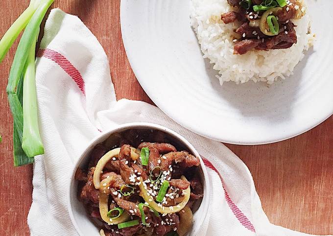 Resep Beef Teriyaki Ala Hokben Oleh Ecka Rahma Cookpad