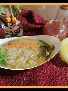 عکسی از دستور سوپ ورمیشل