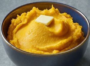 Una foto de Puré de batata o sweet potato