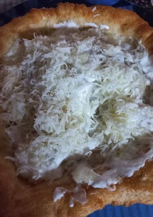 Strandos lángos recept fotója