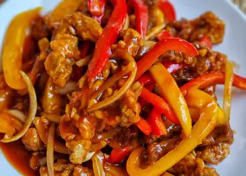 Mudah Cepat Memasak Beijing beef ala panda express Nikmat Lezat