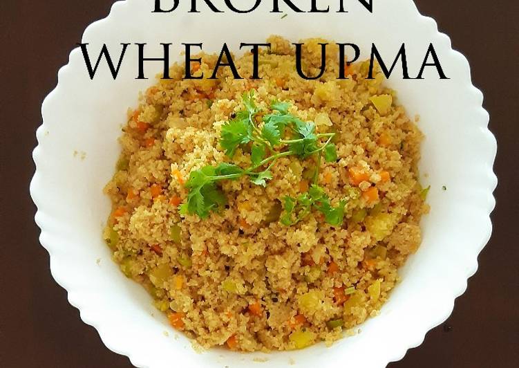Step-by-Step Guide to Make Super Quick Homemade Broken Wheat Upma