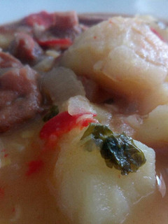 Una foto de Patatas con Níscalos (robellons o mízcalos)